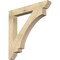 Ekena Millwork Imperial Slat Rough Sawn Bracket, Douglas Fir, 6"W x 48"D x 48"H BKT06X48X48IMP06RDF - alternate 1